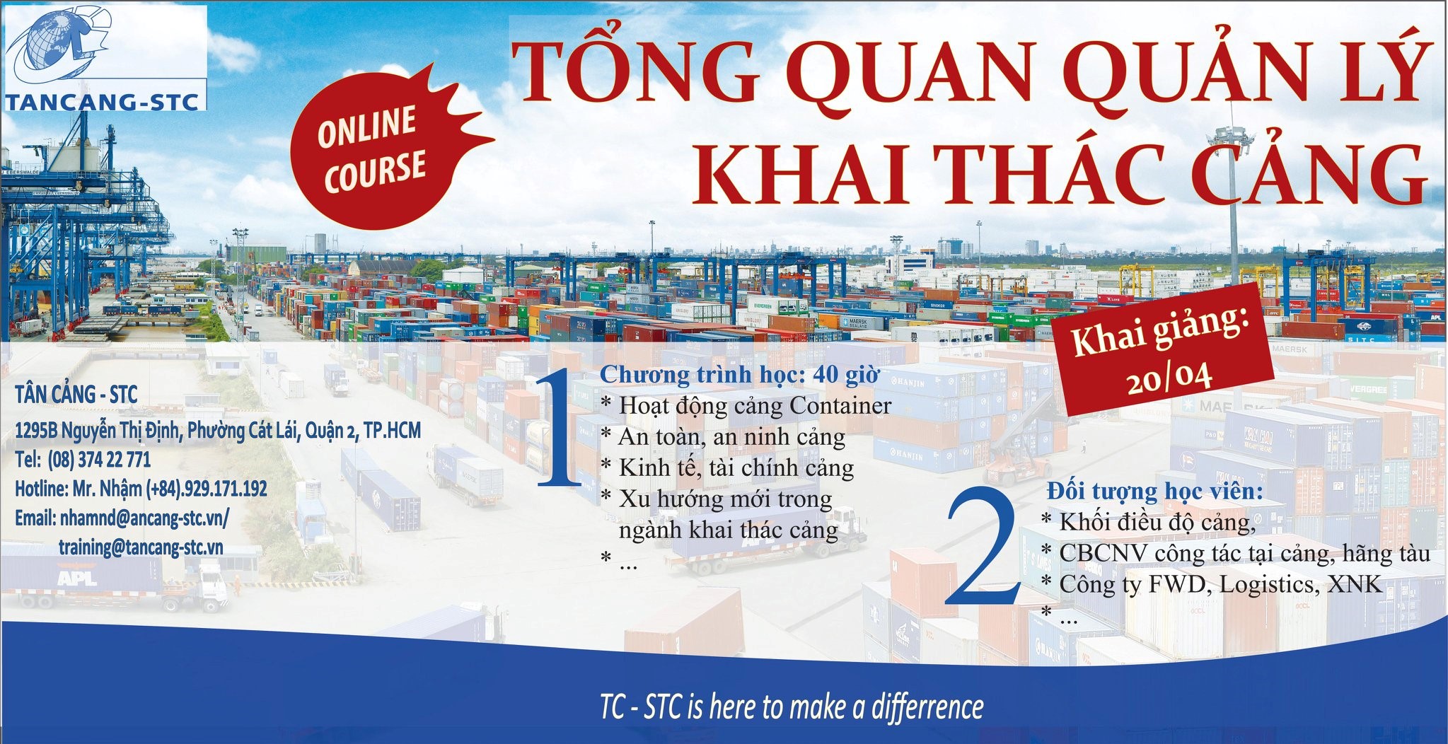 The online course at Tan Cang-STC