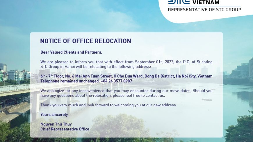 We are moving office